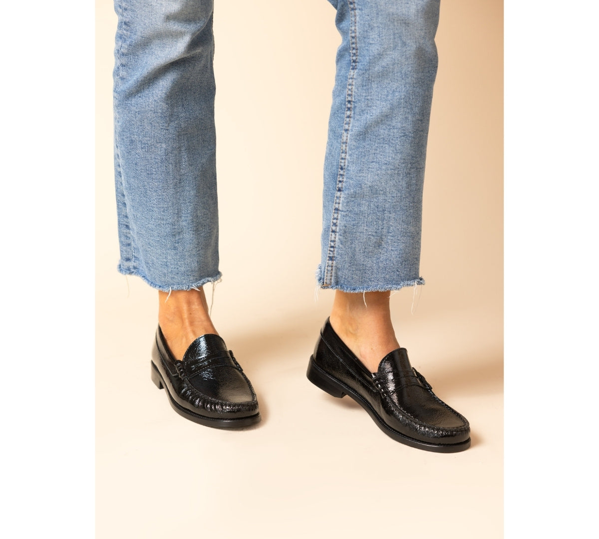 Mila Crinkled Patent