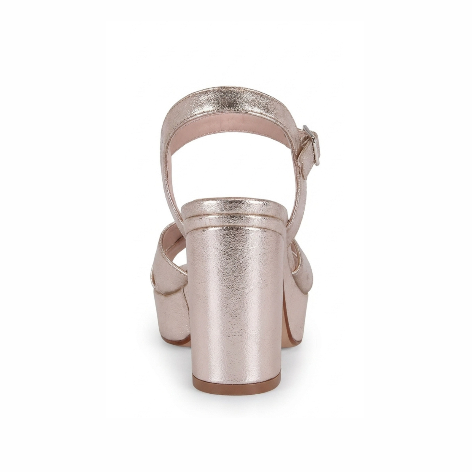 Pippa Heel Sandal - Metallic Champagne