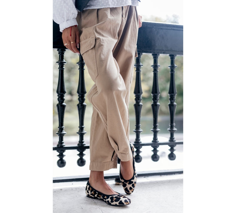 Sandrine Cheetah Black