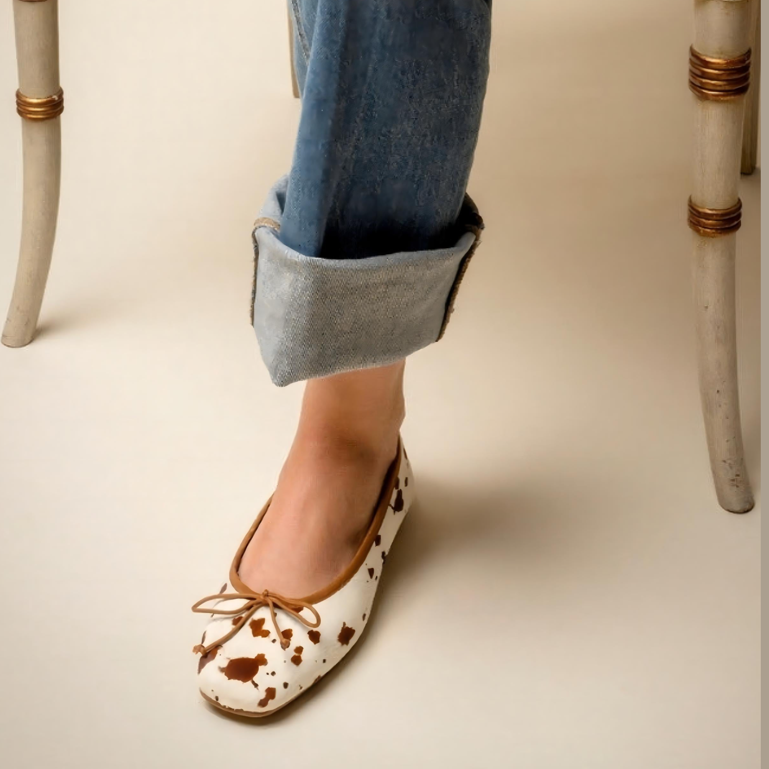 Sandrine Ballet Flat - Haircalf