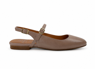 Montse Mary Jane Double Strap Nude