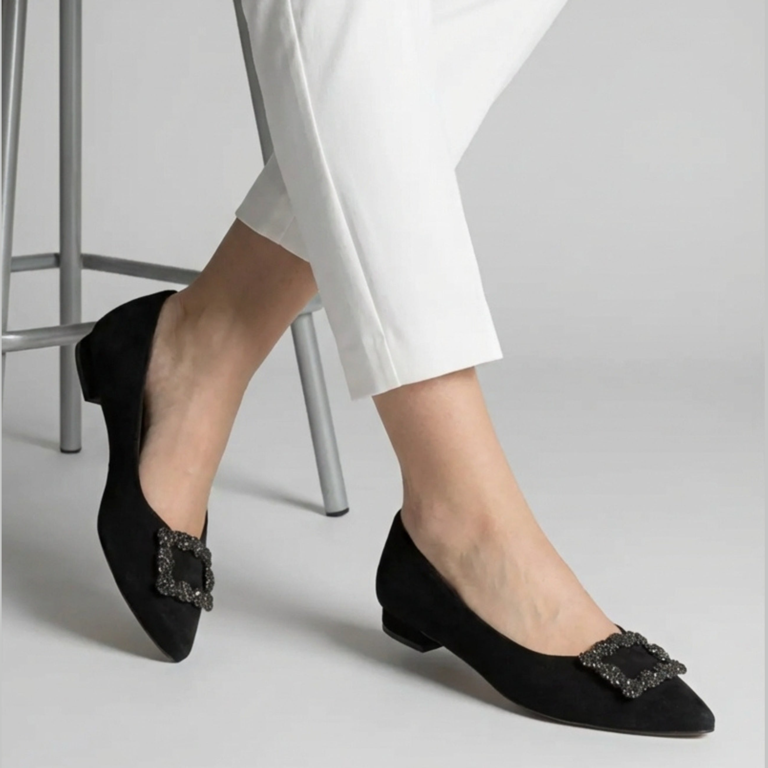 Tiara Noir Flat - Black