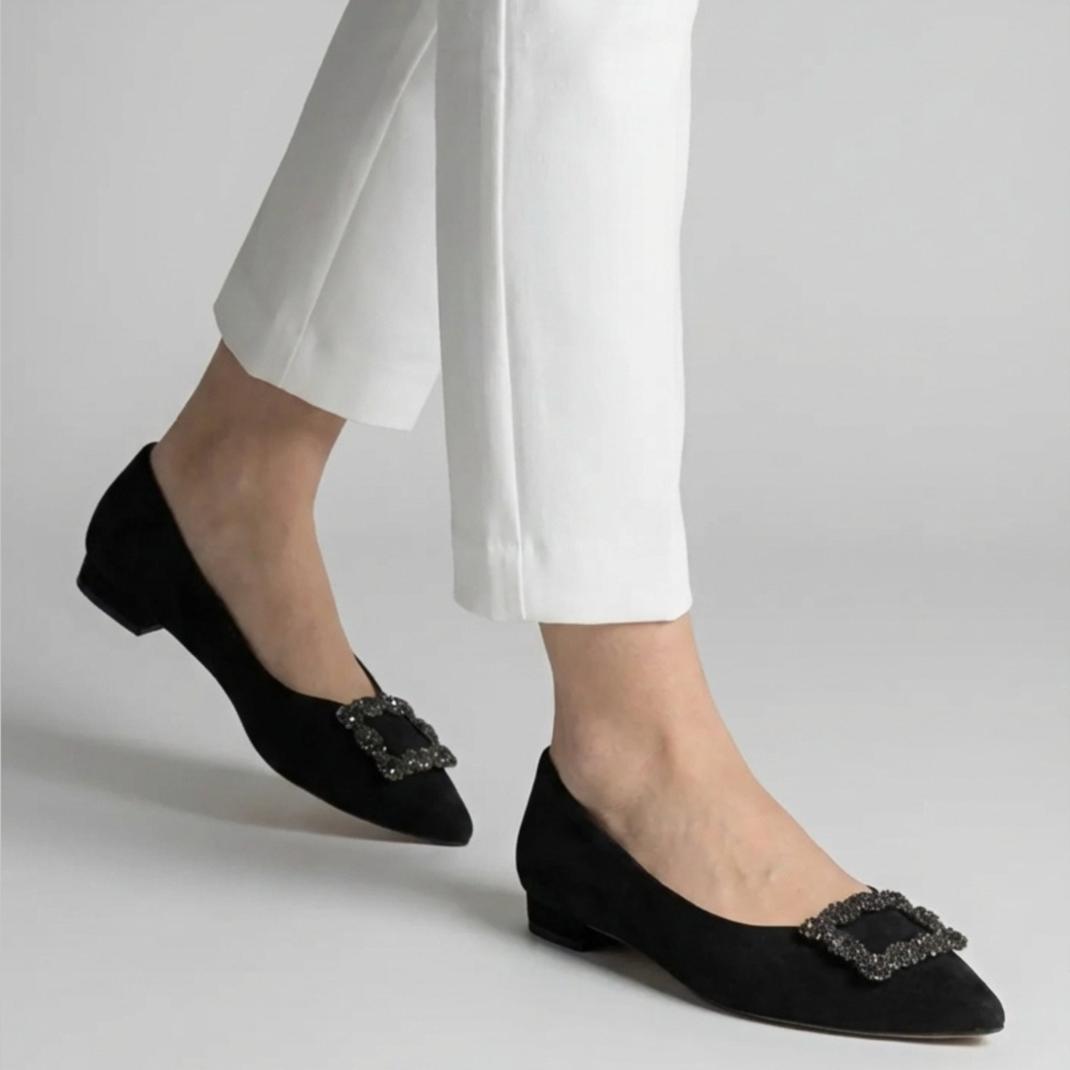 Tiara Noir Flat - Black