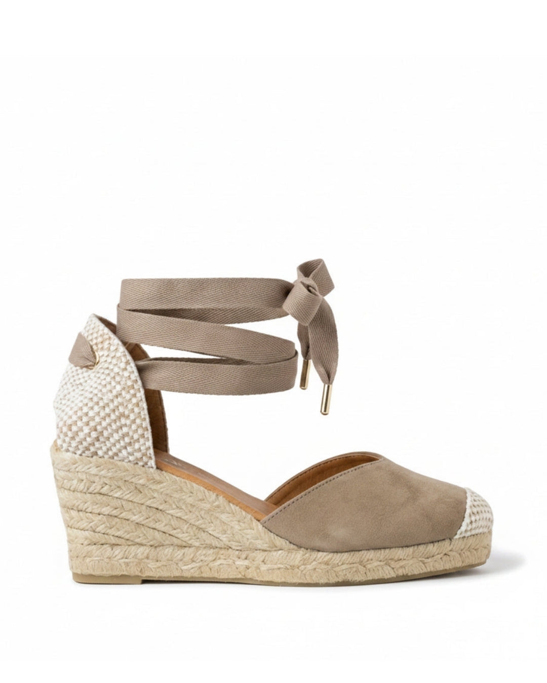 Jimena Mid Laces Taupe