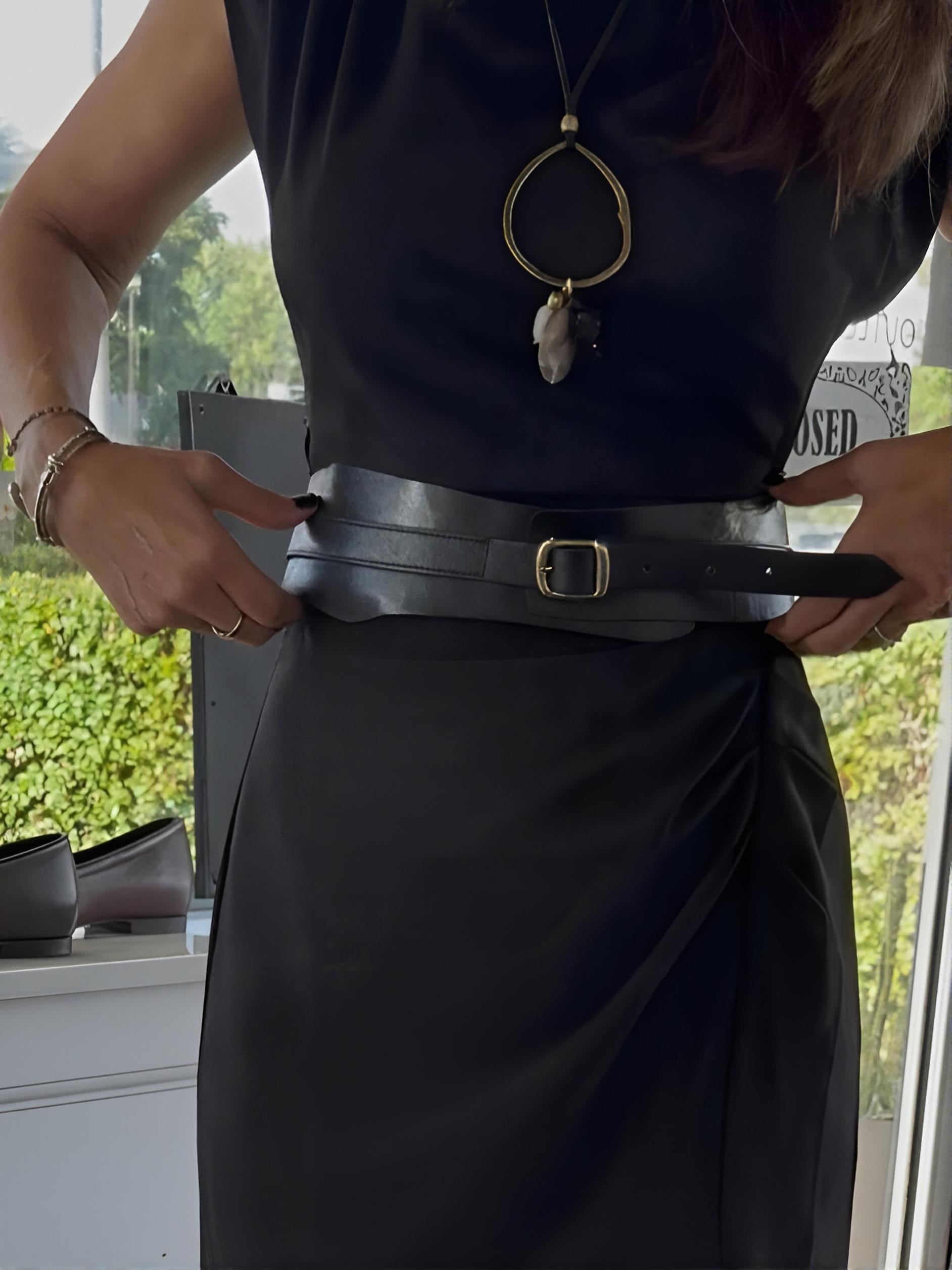 Sevilla Black Saddle belt