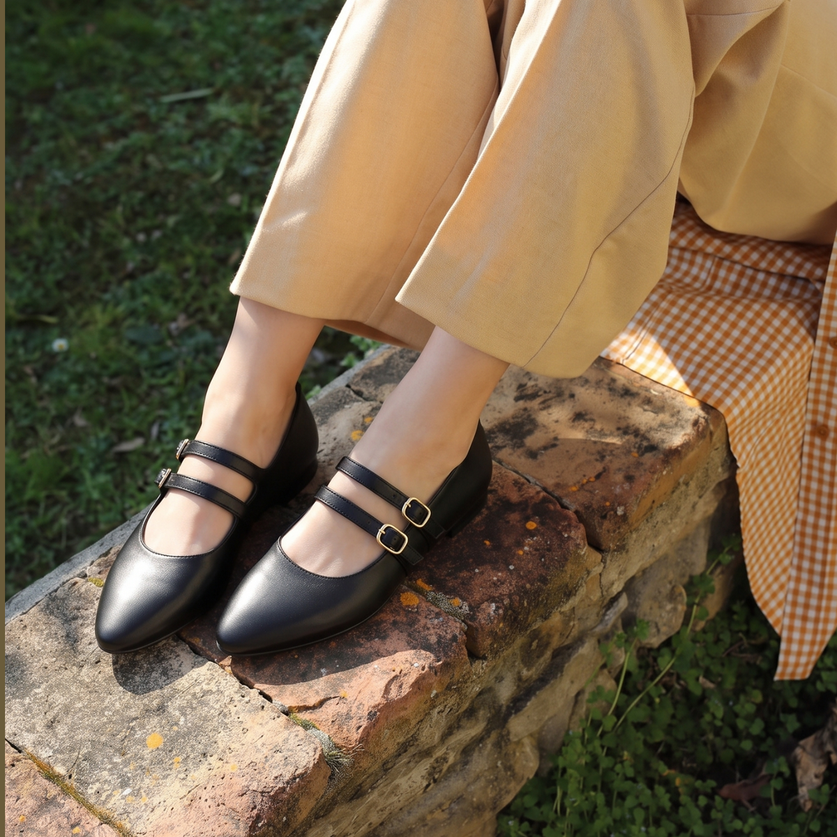 Amelie Double Strap Mary Jane
