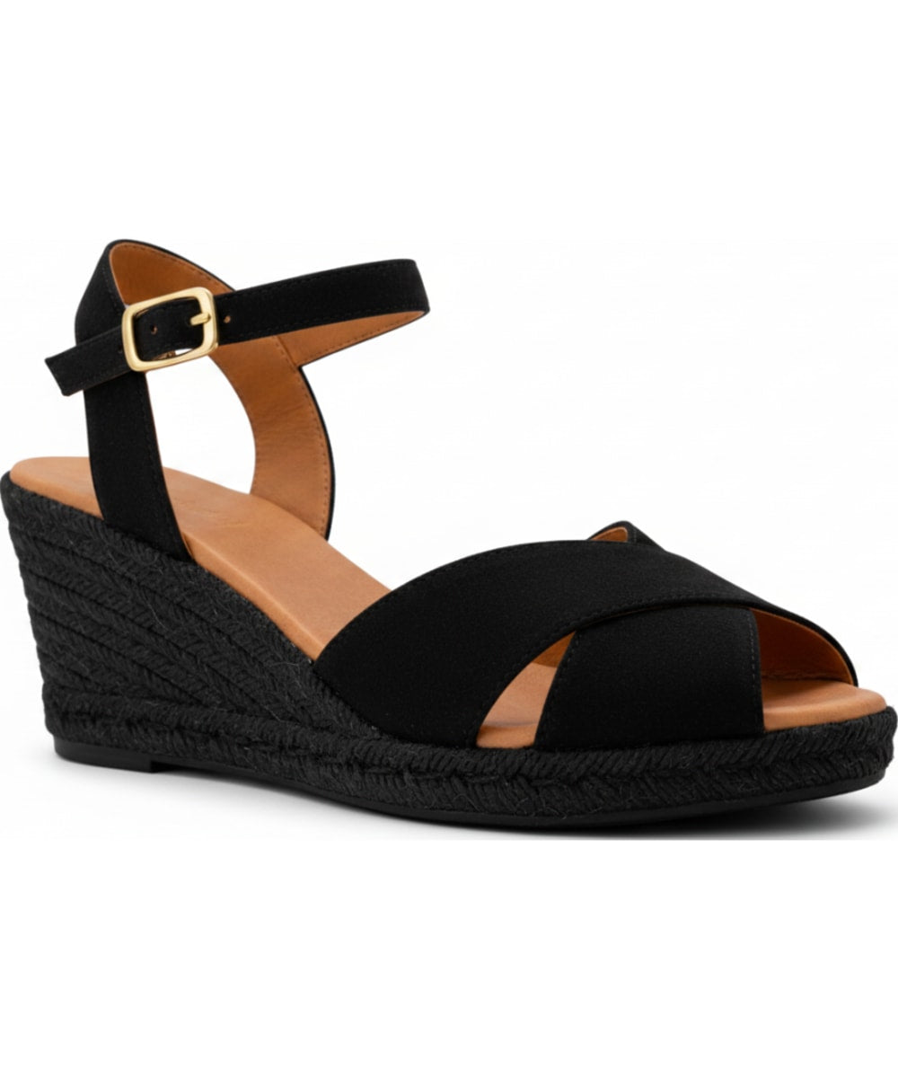 Jimena Mid Double Band All Black