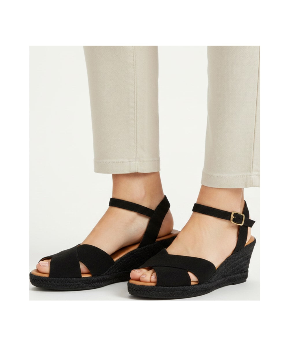 Jimena Mid Double Band All Black