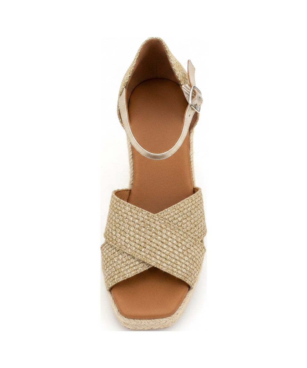 Jimena High Double Band Gold-Woven