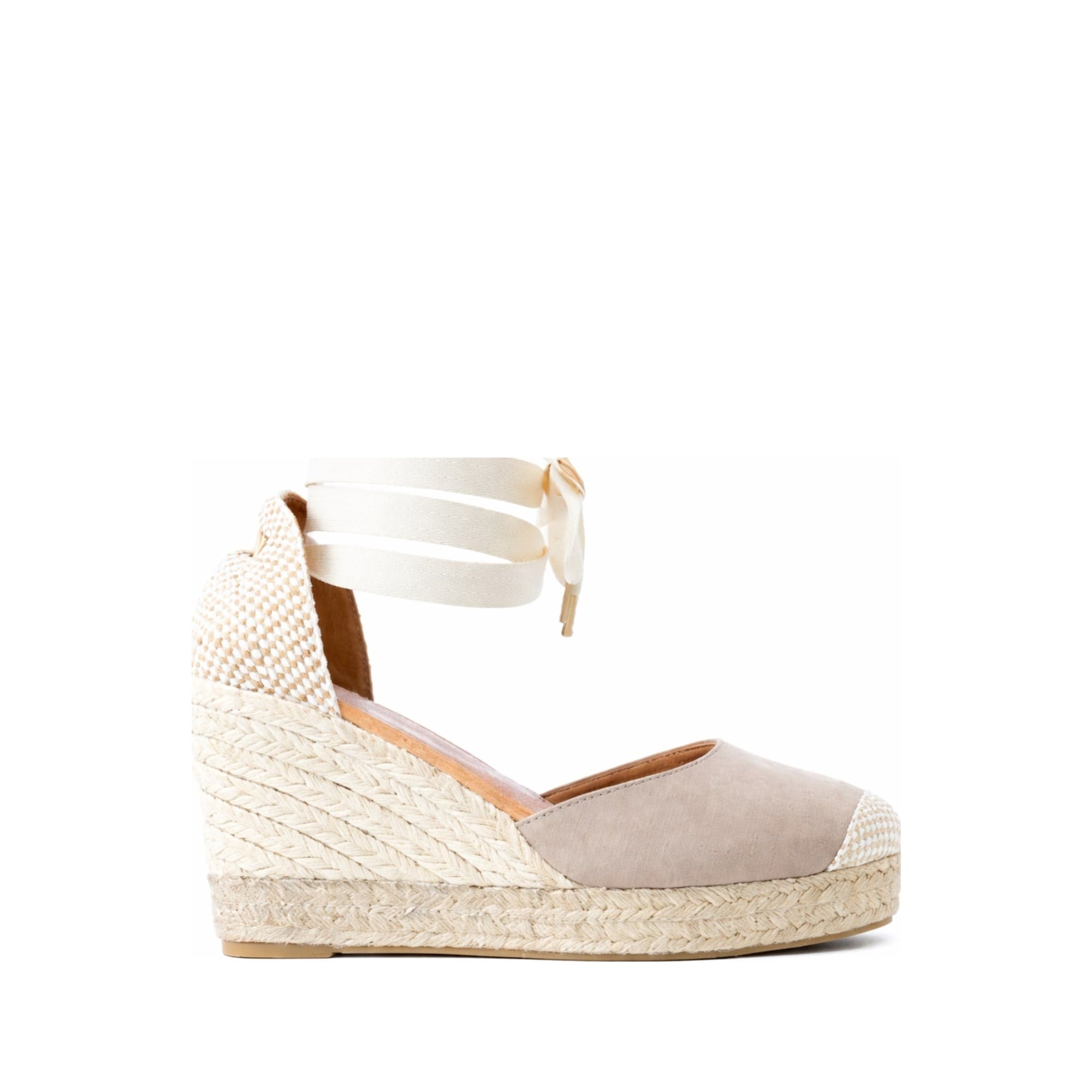 Jimena High Laces Taupe