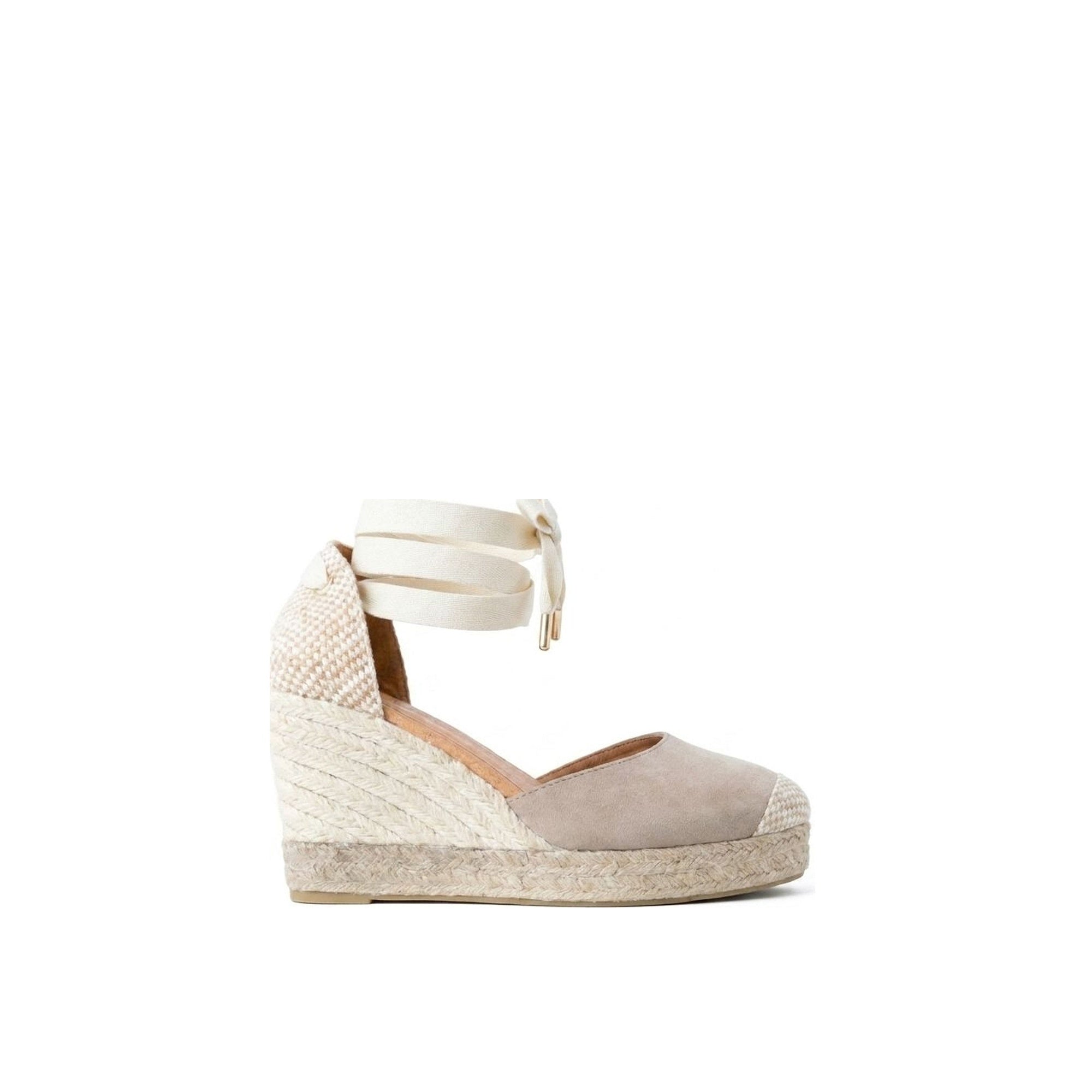 Jimena High Laces Taupe