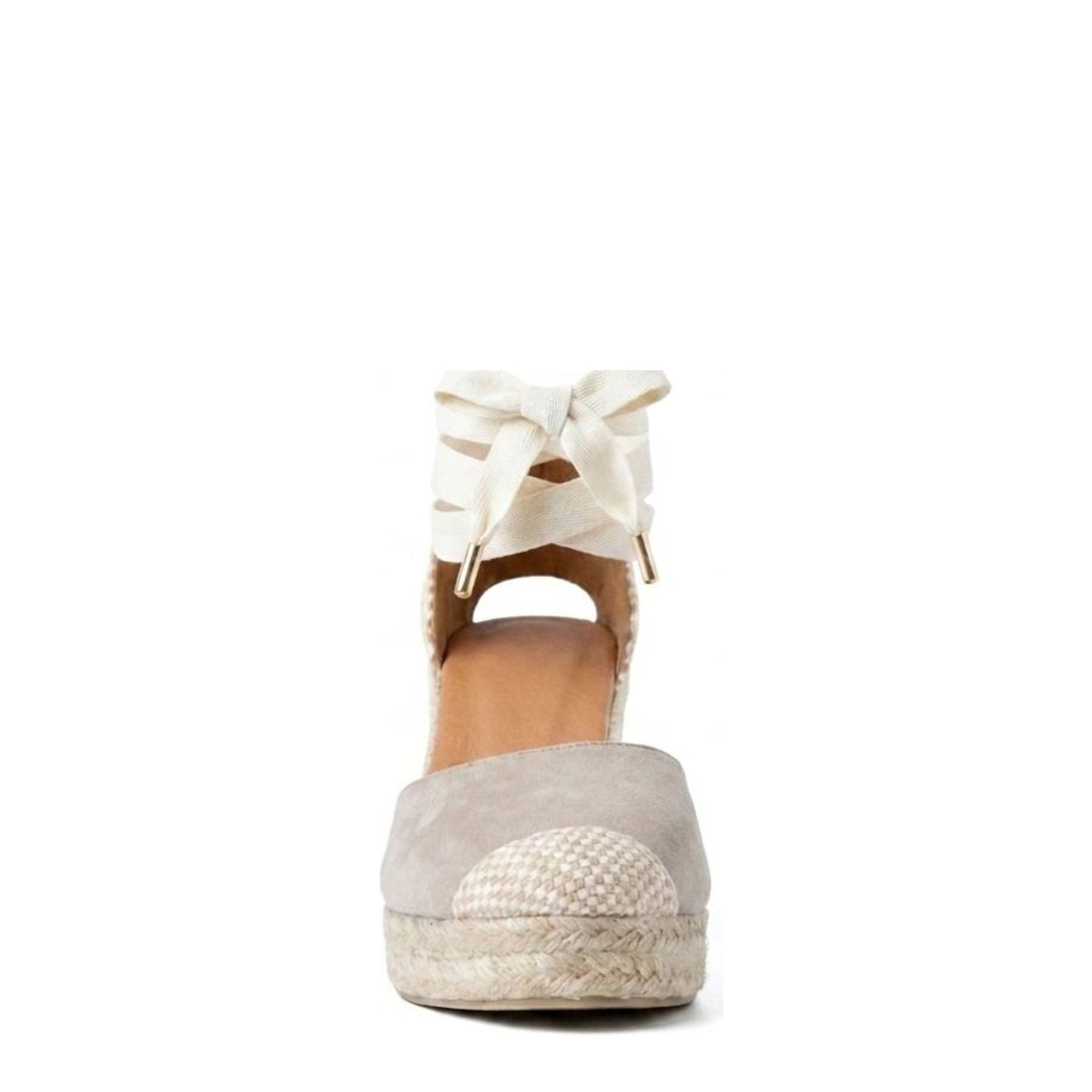 Jimena High Laces Taupe