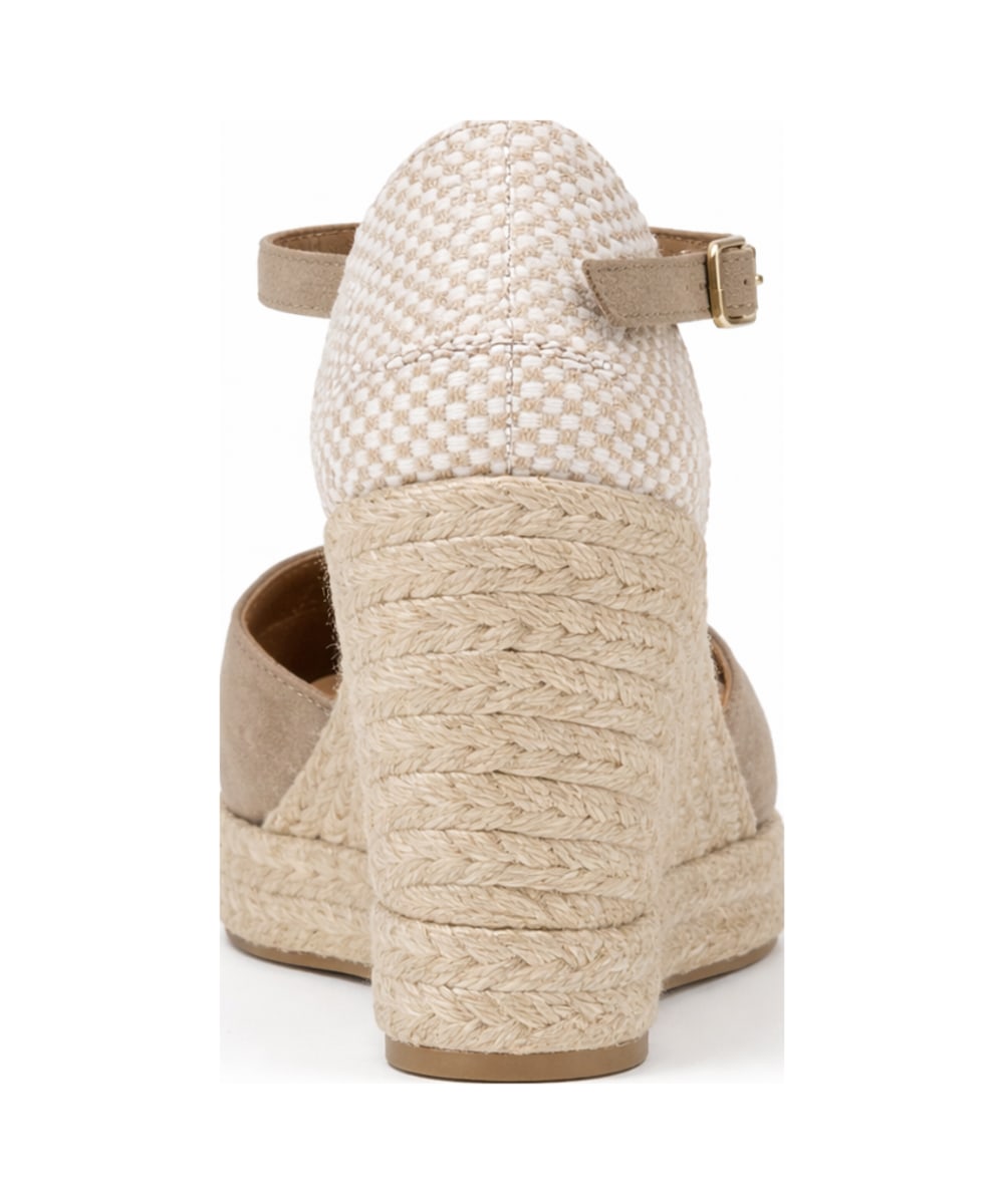 Jimena High Strap Taupe Laced