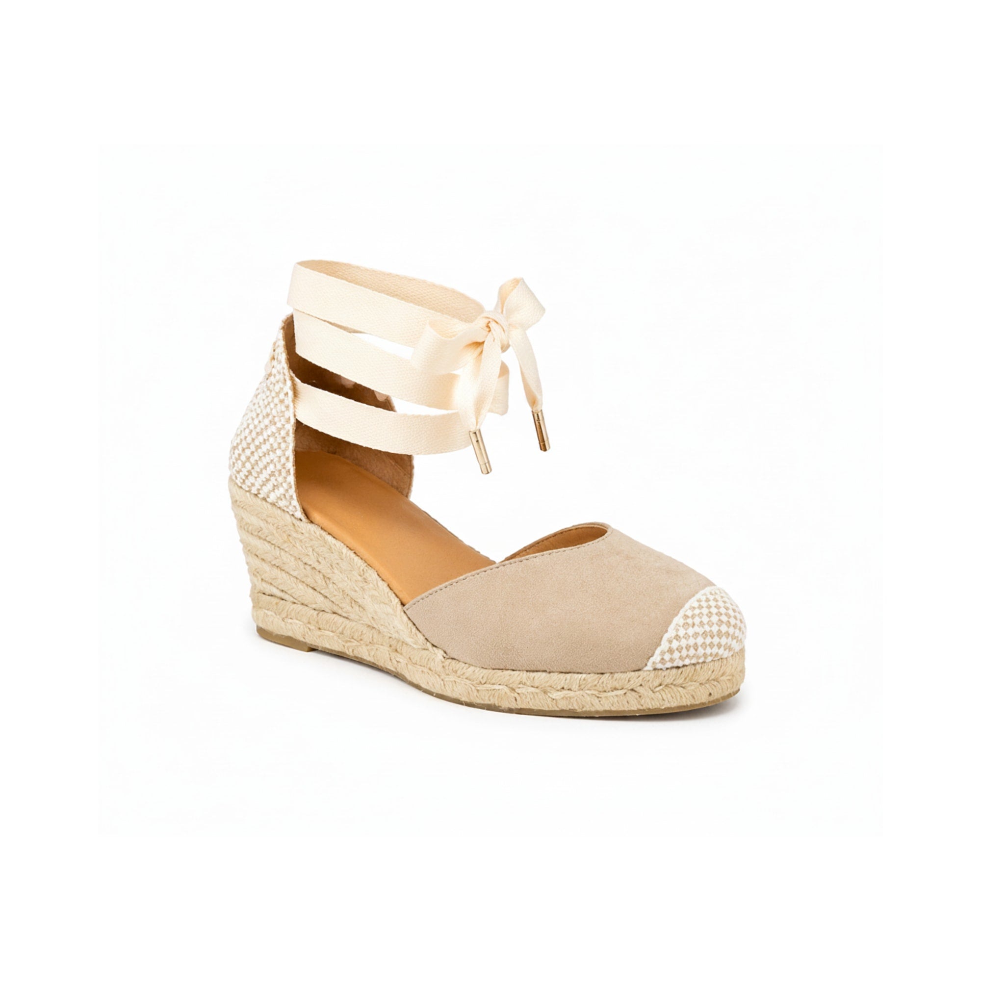 Jimena Mid Laces Taupe