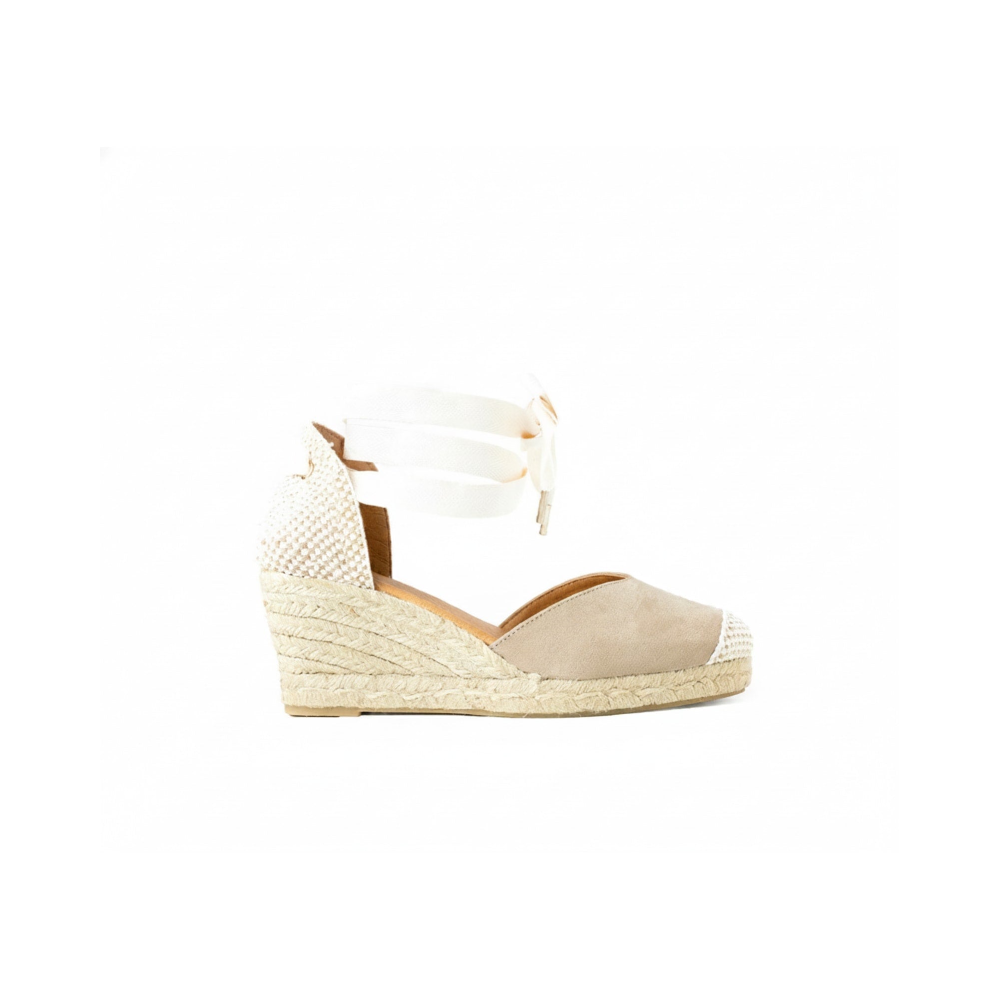 Jimena Mid Laces Taupe