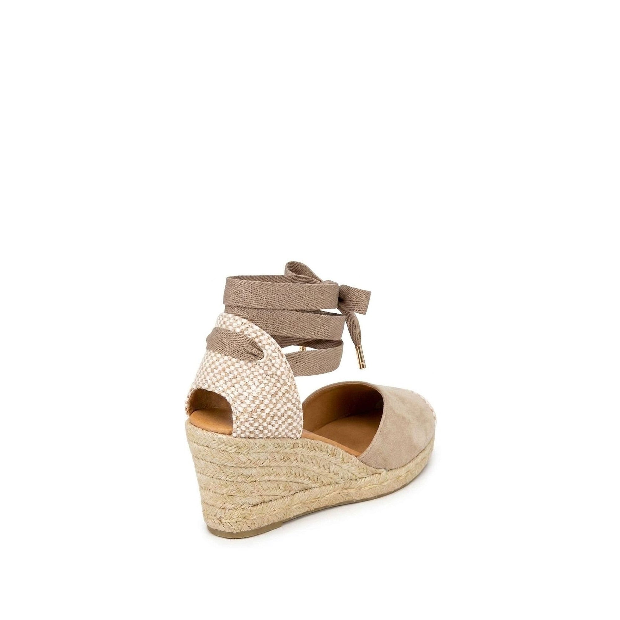 Jimena Mid Laces Taupe