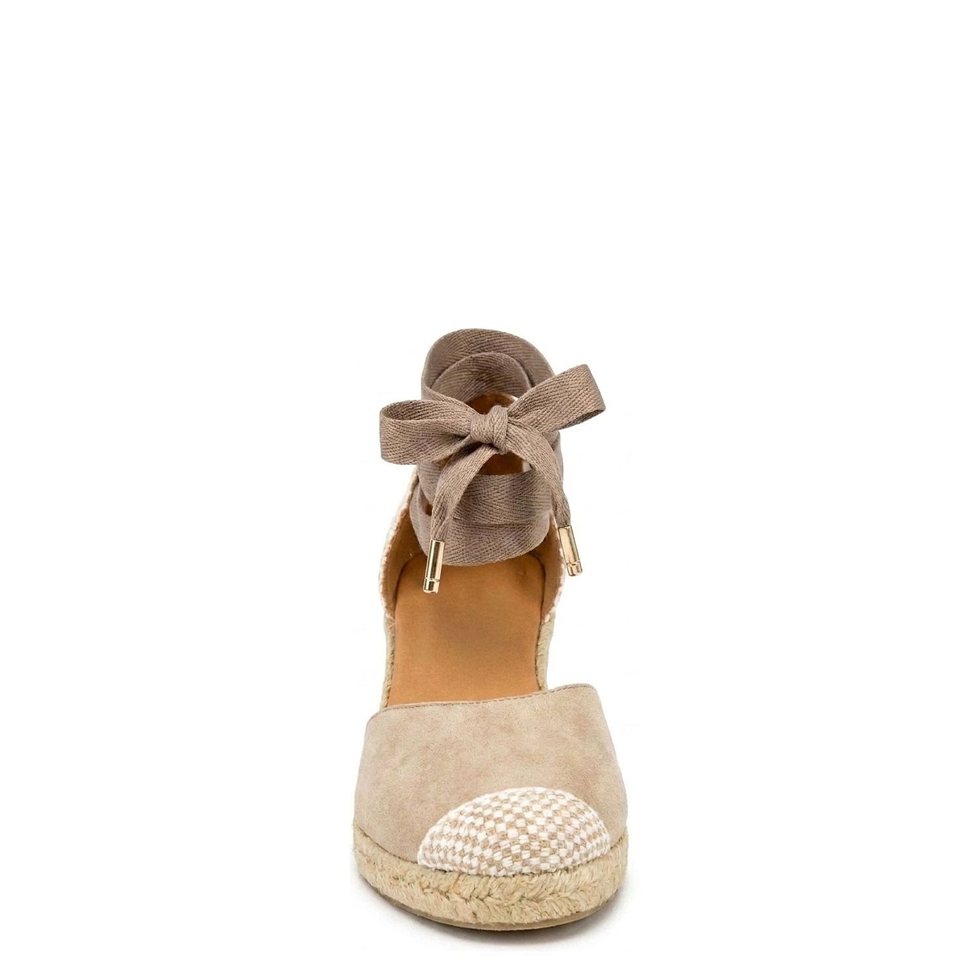 Jimena Mid Laces Taupe