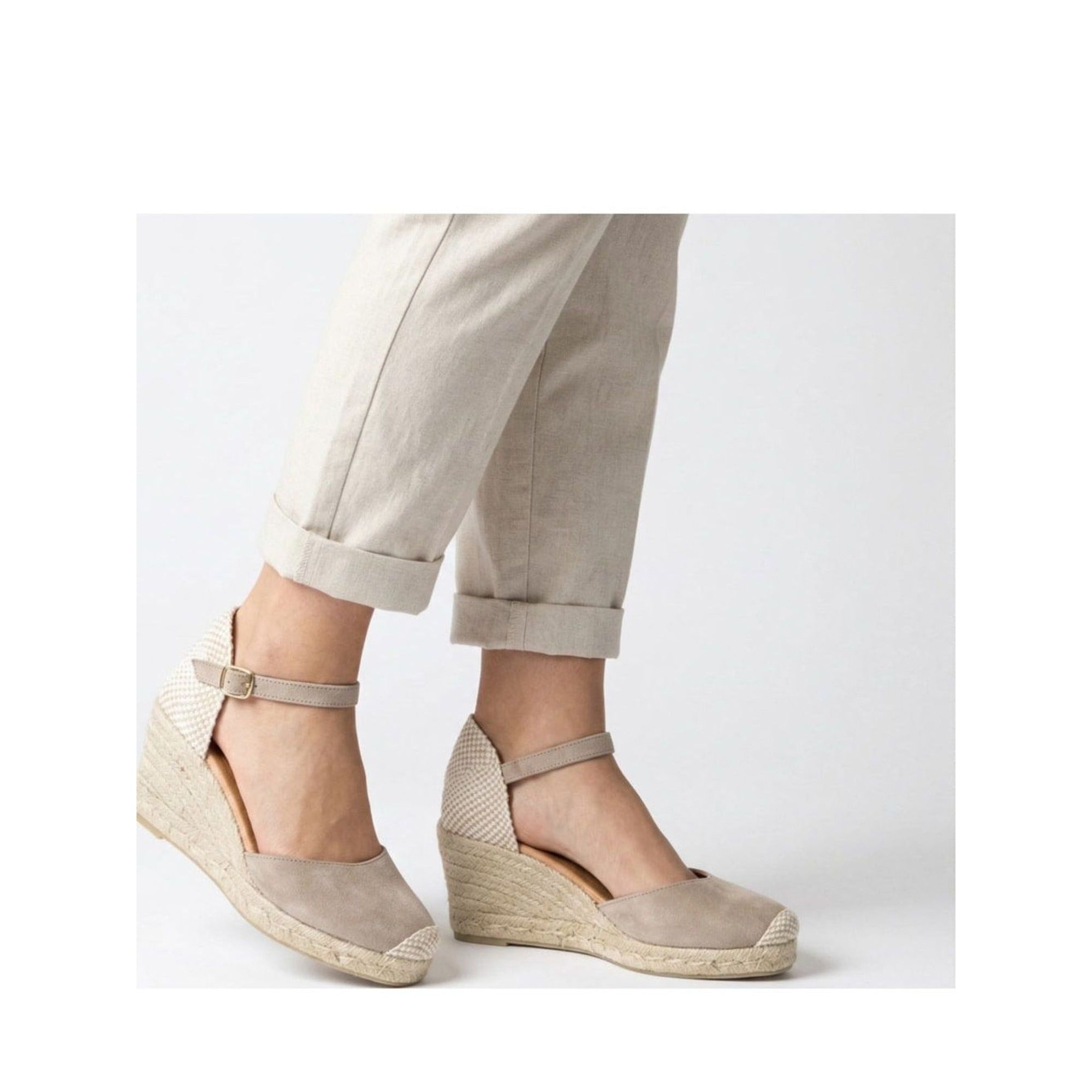 Jimena Mid Strap Taupe