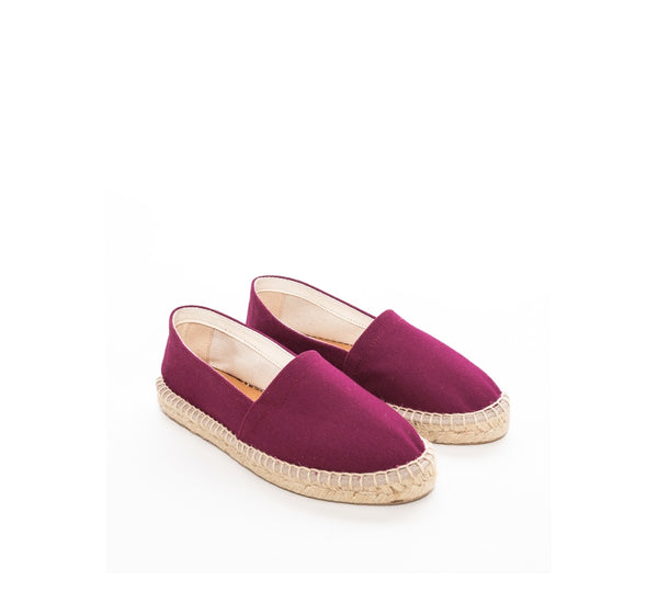Marbella Burgundy Espadrille..