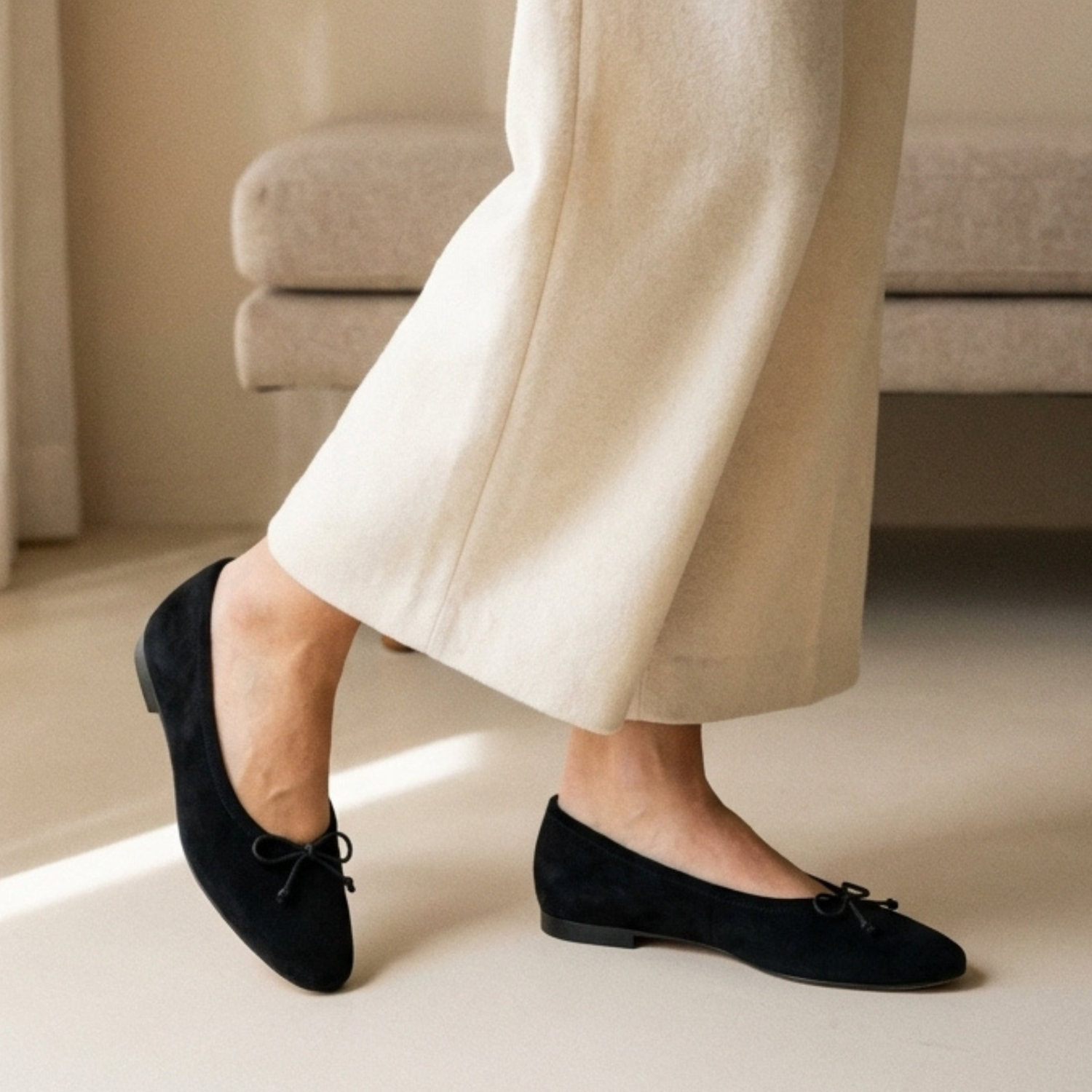 Amelie Black Suede