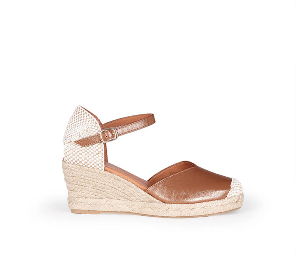 Jimena Bronce Medium Wedge Strap