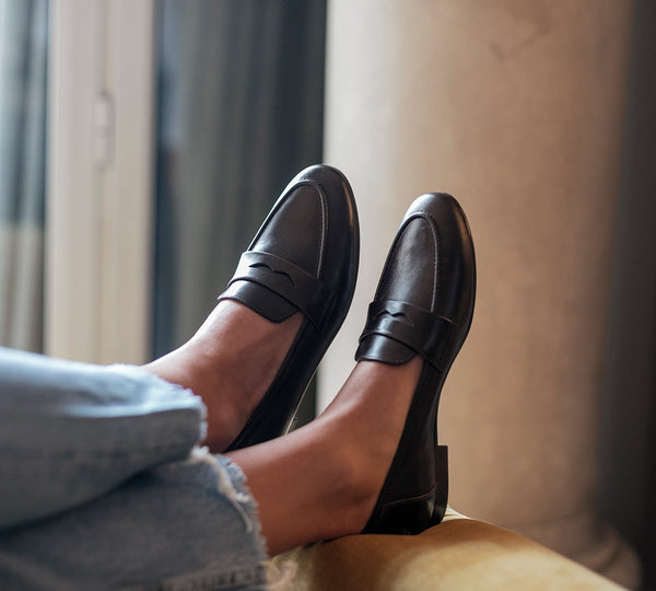 Toledo Penny Loafer Dark Chocolate