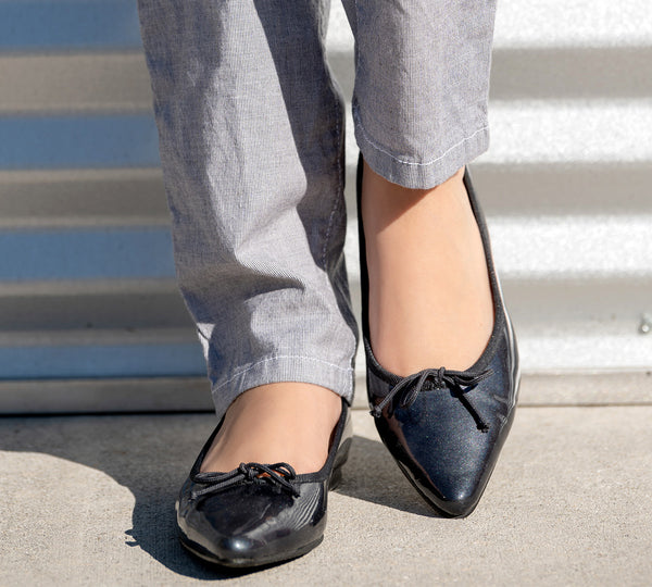 Eleonor Gray Patent Leather