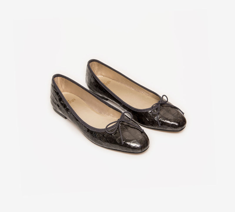 Patricia thin bow dark gray