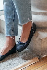 Chester all navy leather toe
