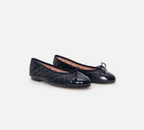 Chester All Navy Patent toe