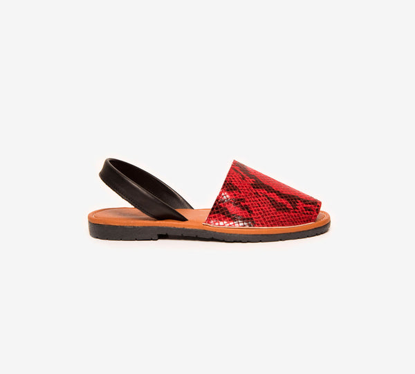Red and Black Menorquina