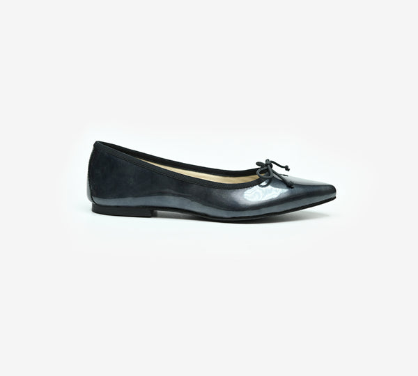 Eleonor Gray Patent Leather