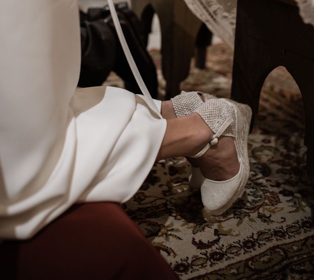 Ivory embroidered Bridal