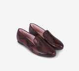 Burgundy Snake Loafer