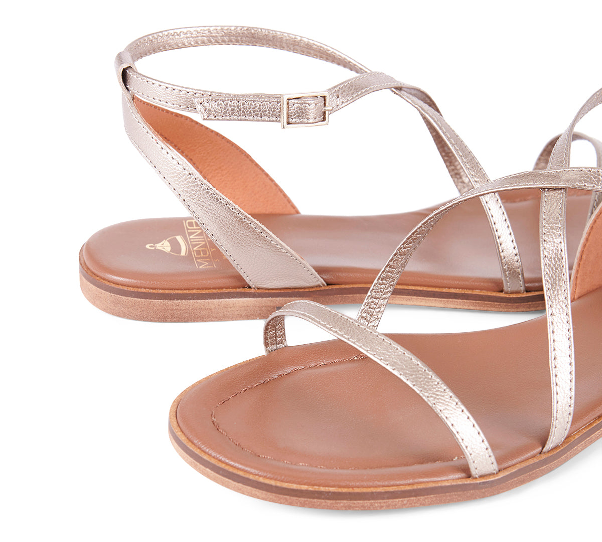 Cadaqués Champagne Sandal