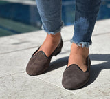 Venecia Suede Dark Taupe