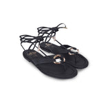 La Toja Black Sandal