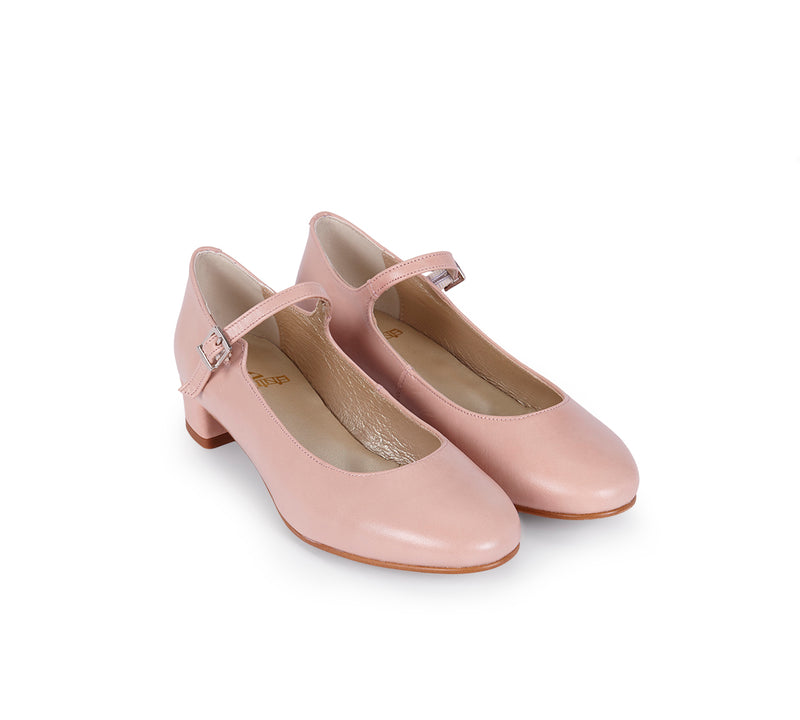 Mary Jane Nude Small Heel