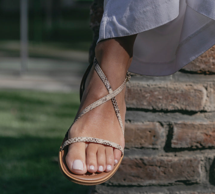 Cadaqués Creamy Sandal