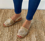 Gold Embellished Menorquina